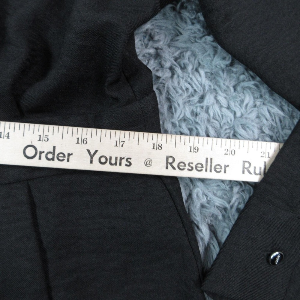 DKNY Dress Womens 14 Black Shirt Dress Midi Long Sleeve Button Front NWT - Picture 6 of 16